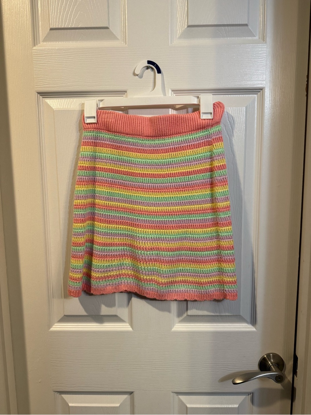 Wild Fable Crochet Striped Crop Top & Mini Skirt Set XS - Picture 2 of 3